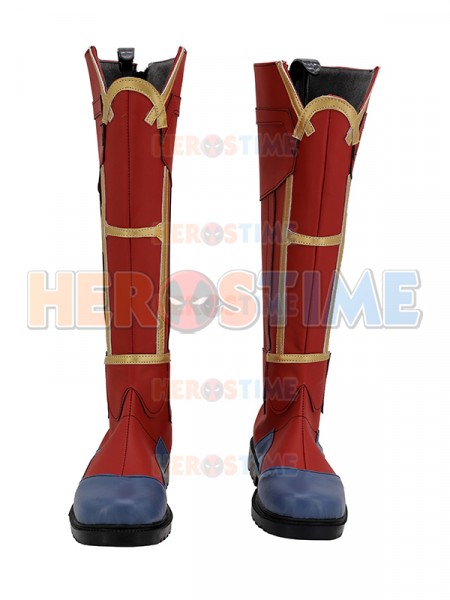 Justice League Captain Shazam Boots Cosplay Shoes main image 0